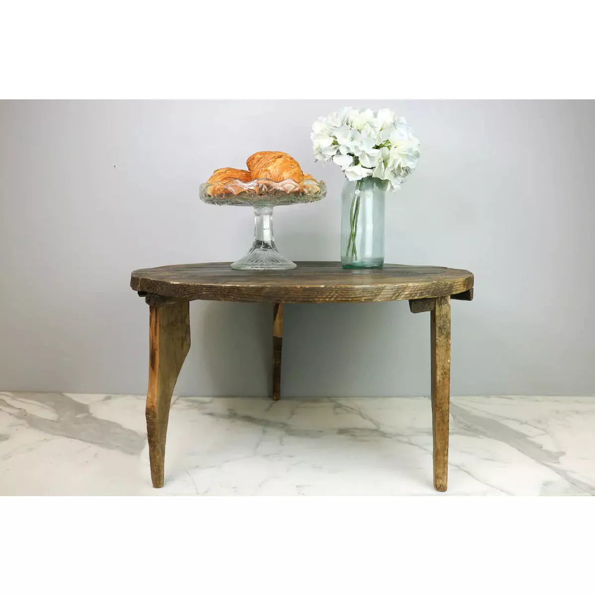 Found Round Wine Tasting Table