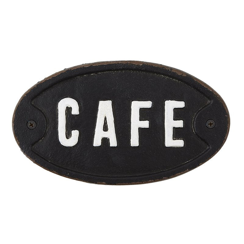 Cast Iron Sign