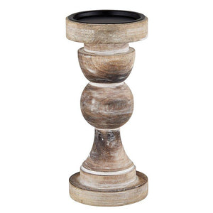 Mango Wood Candlestick