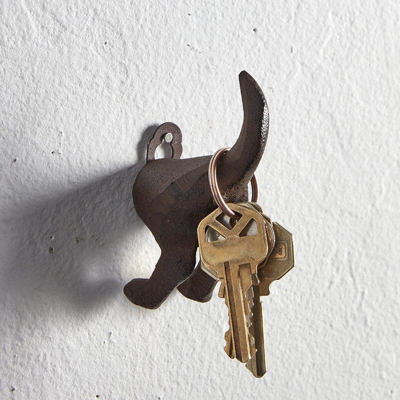 Cast Iron Hook - Dog Tail
