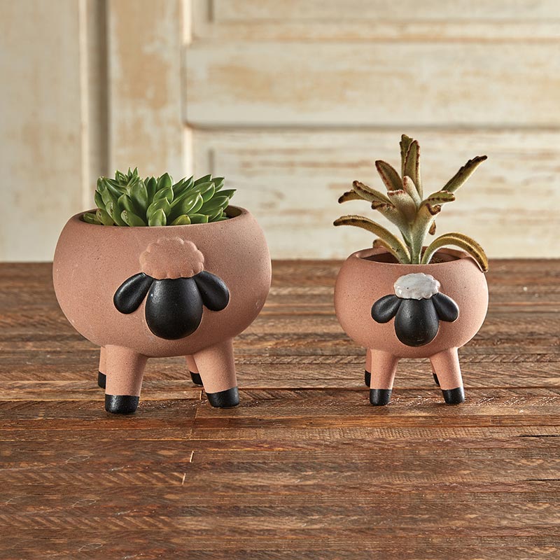 Ceramic Sheep Planter