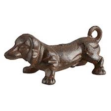 Weiner Dog Cast Iron Decor