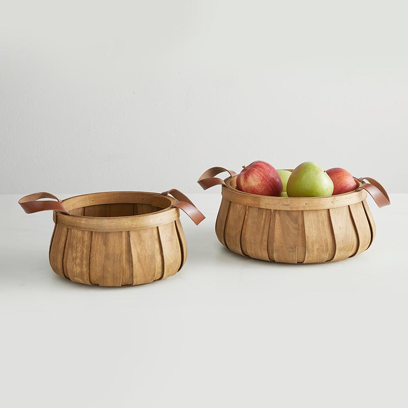 Wooden Chip Basket