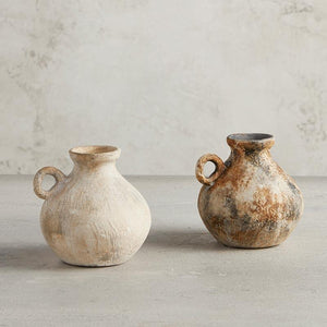 Textured Mini Handled Vase