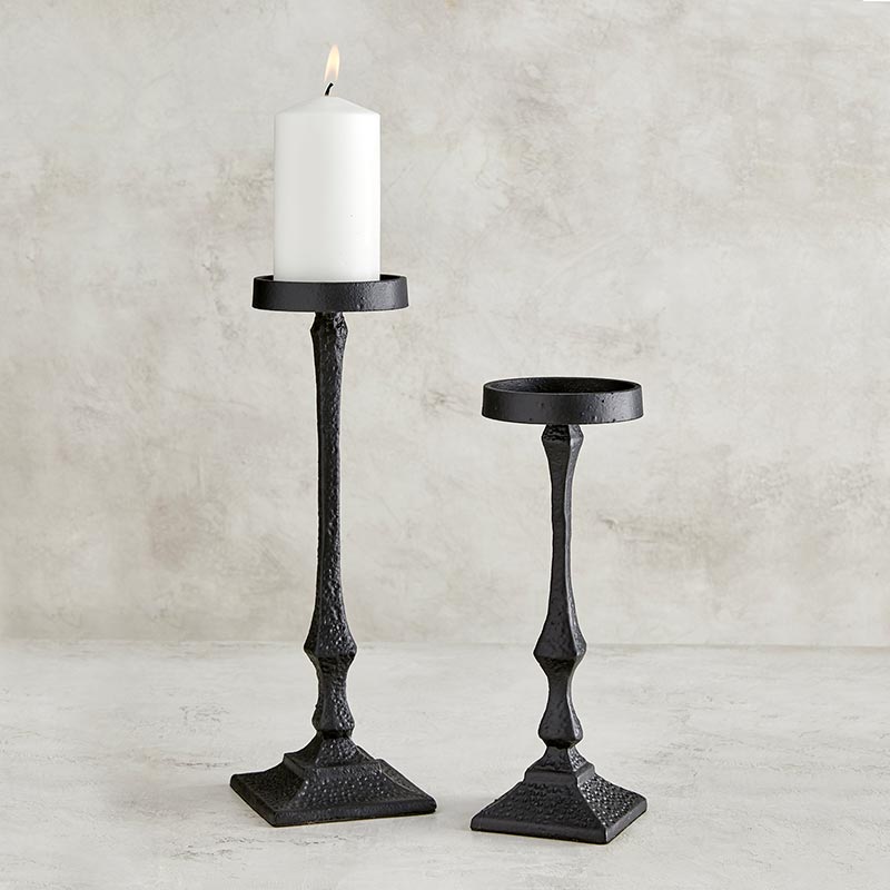Black Metal Candle Holder