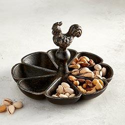Cast Iron Rooster Dish/Tray