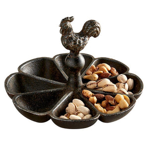 Cast Iron Rooster Dish/Tray
