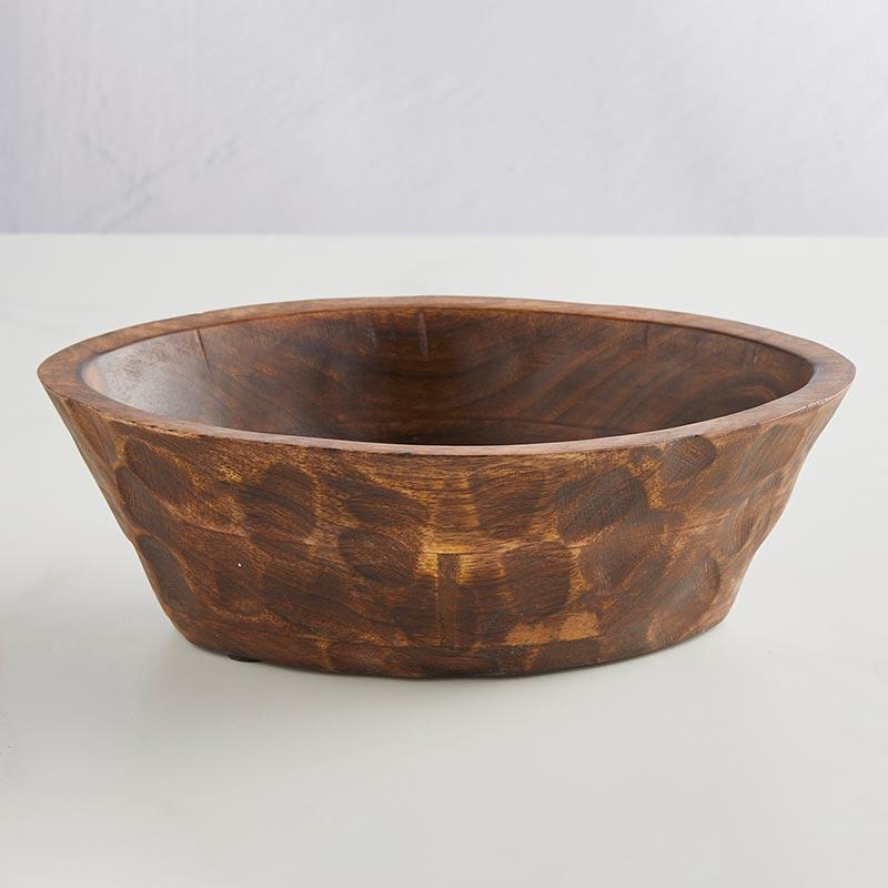 Oval Wooden Bowl