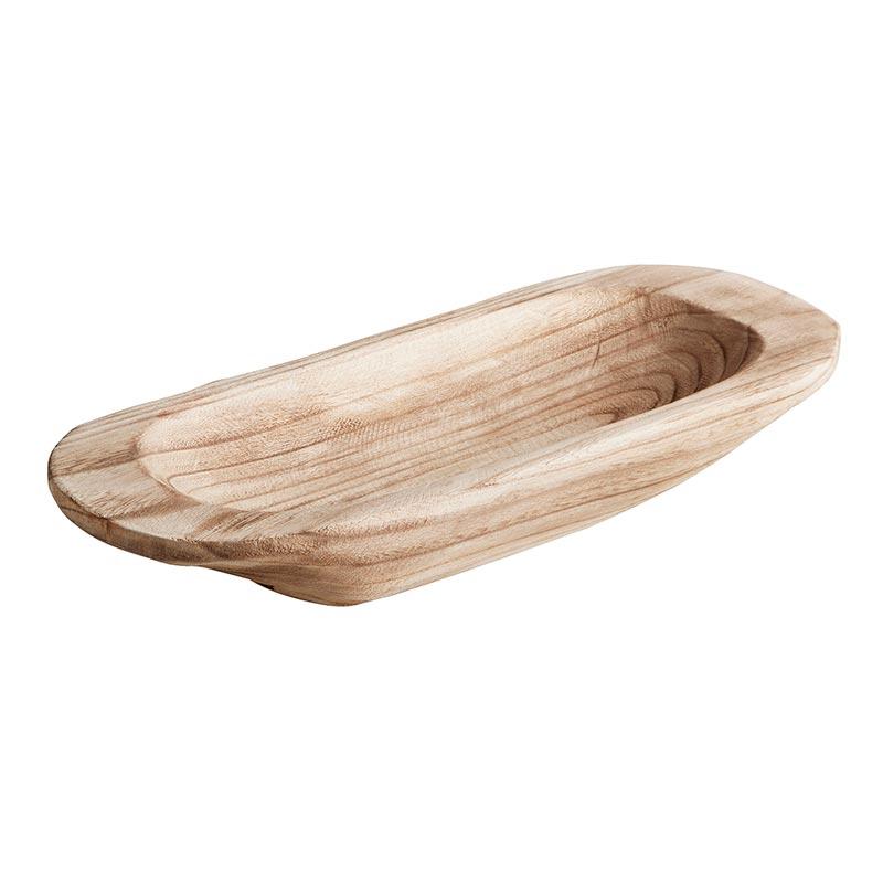 Light Wood Oval Bowl/Tray