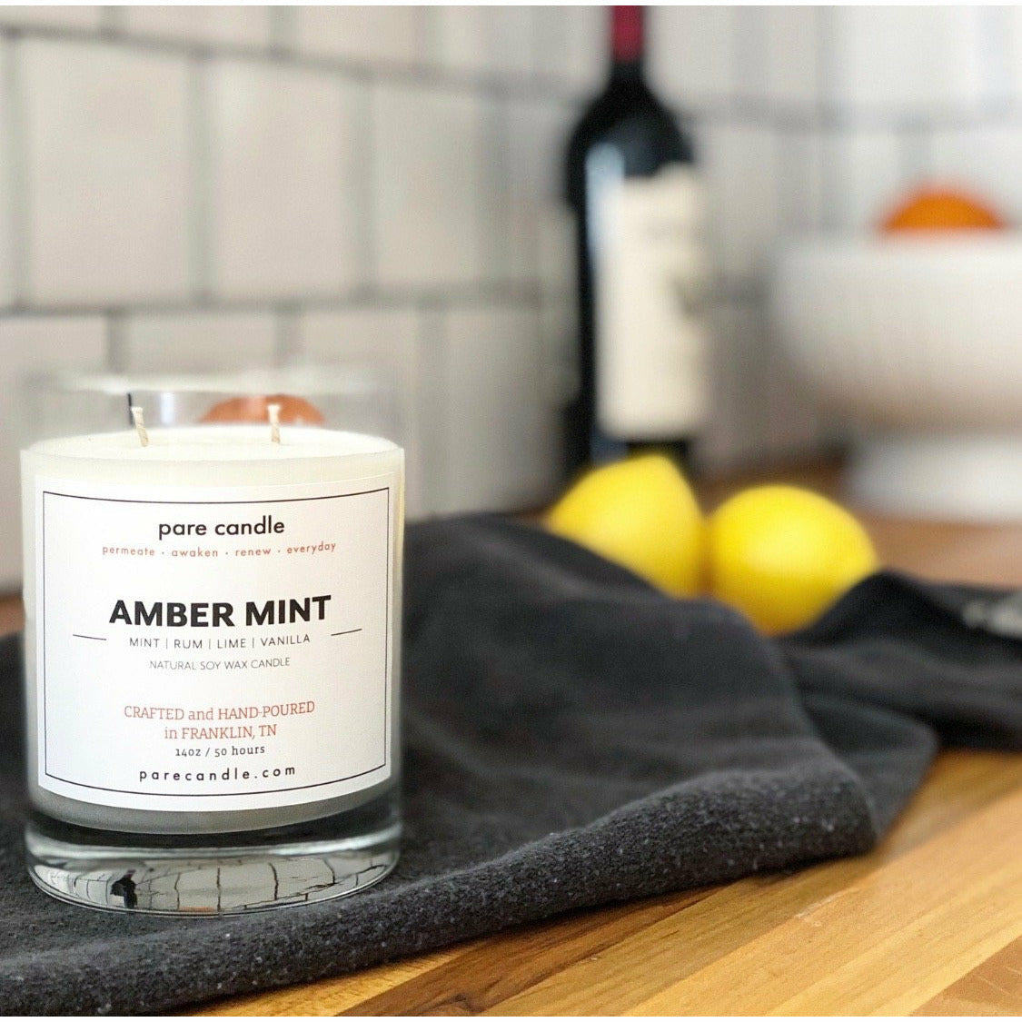 Pare Candle Collection | 14 oz Glass Vessel