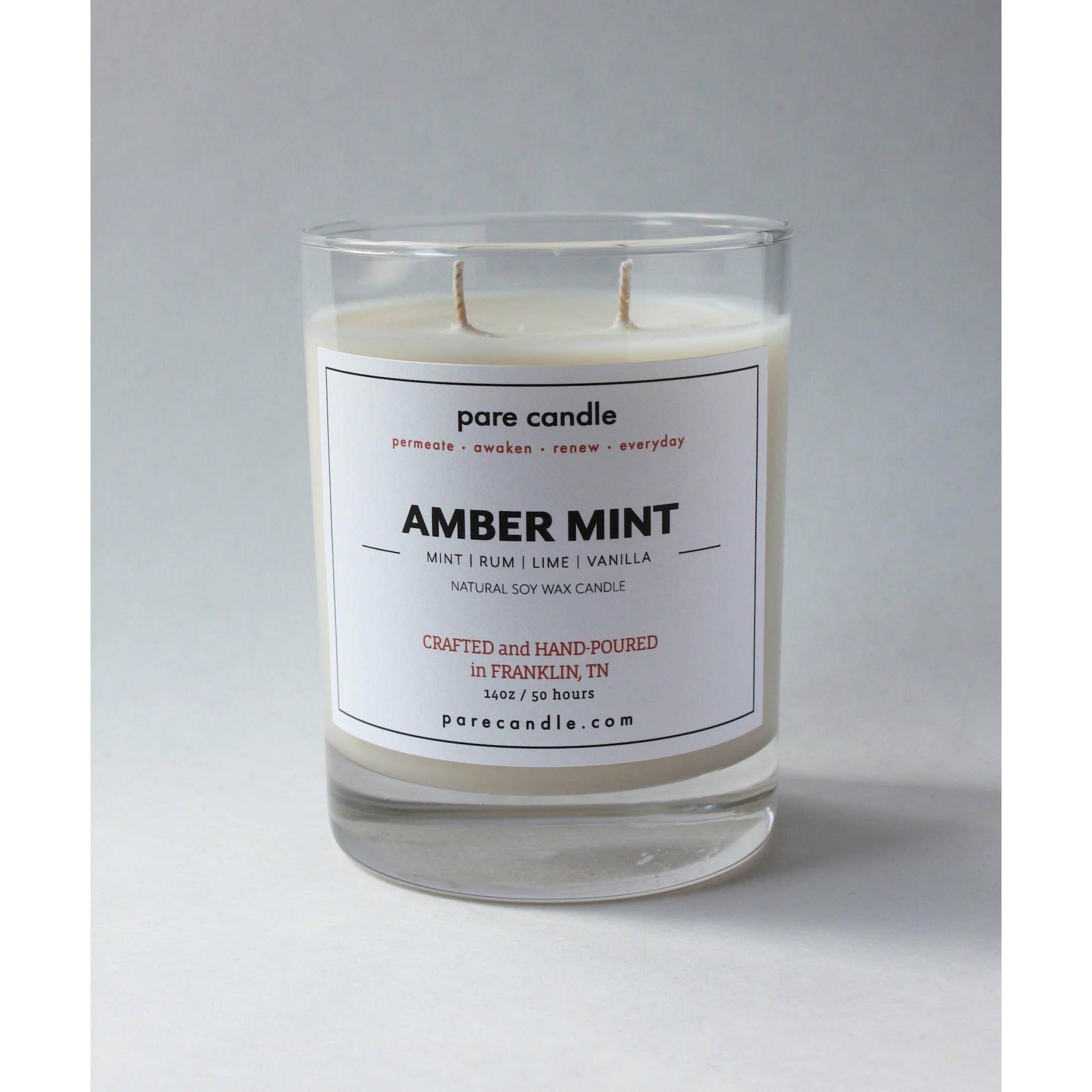 Soy Blend Candle 14 oz (glass)