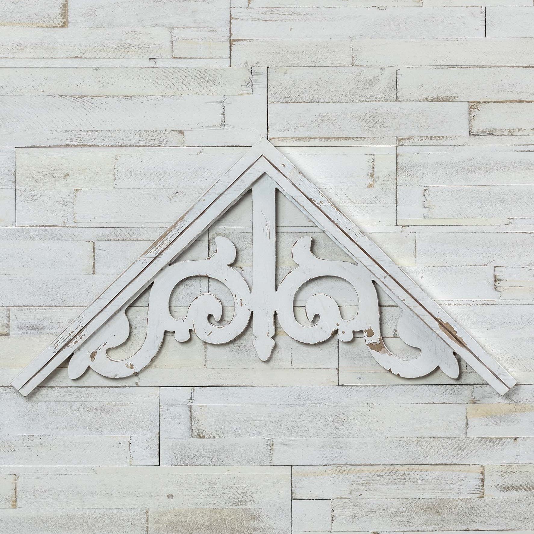 White Decorative Gable  Bracket