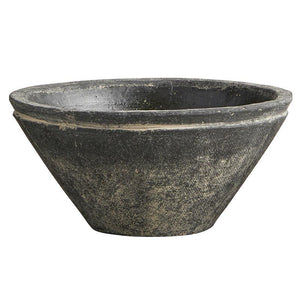 Black Cement Bowl