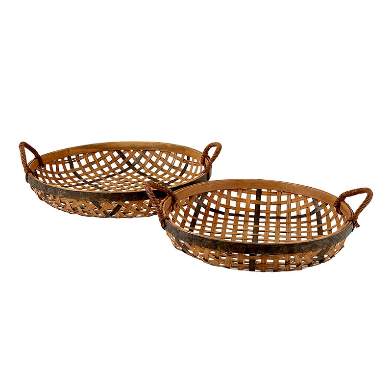 Round Basket w/Handles