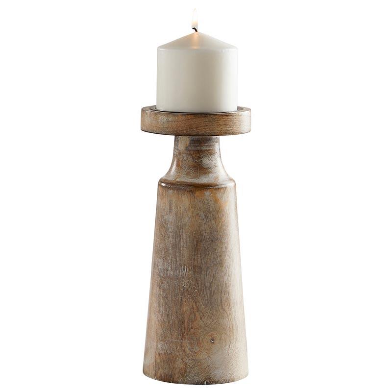 Mango Wood Candle Holder