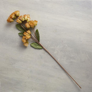 Golden Faux Flower Stem #001