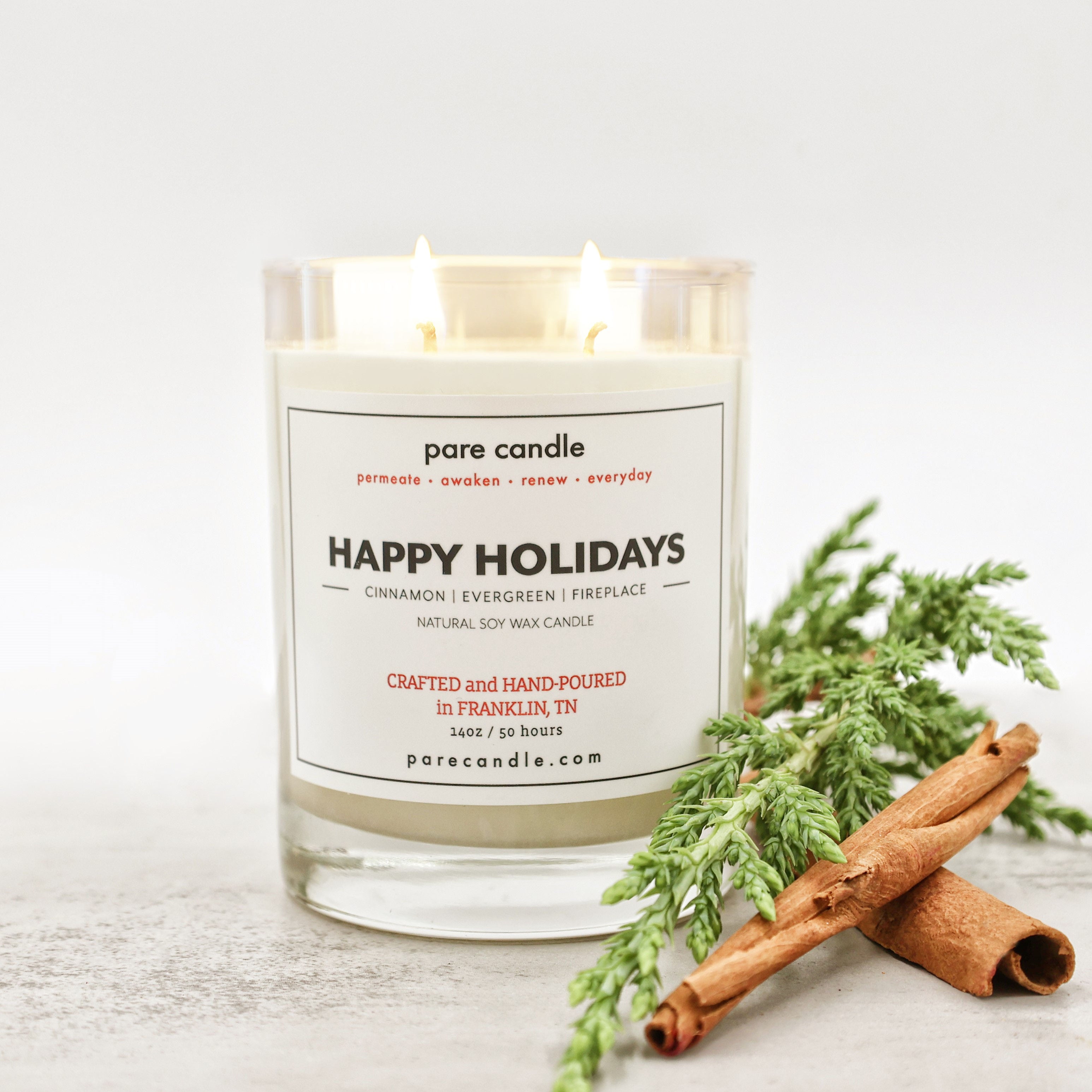 Pare Candle Collection | 14 oz Glass Vessel