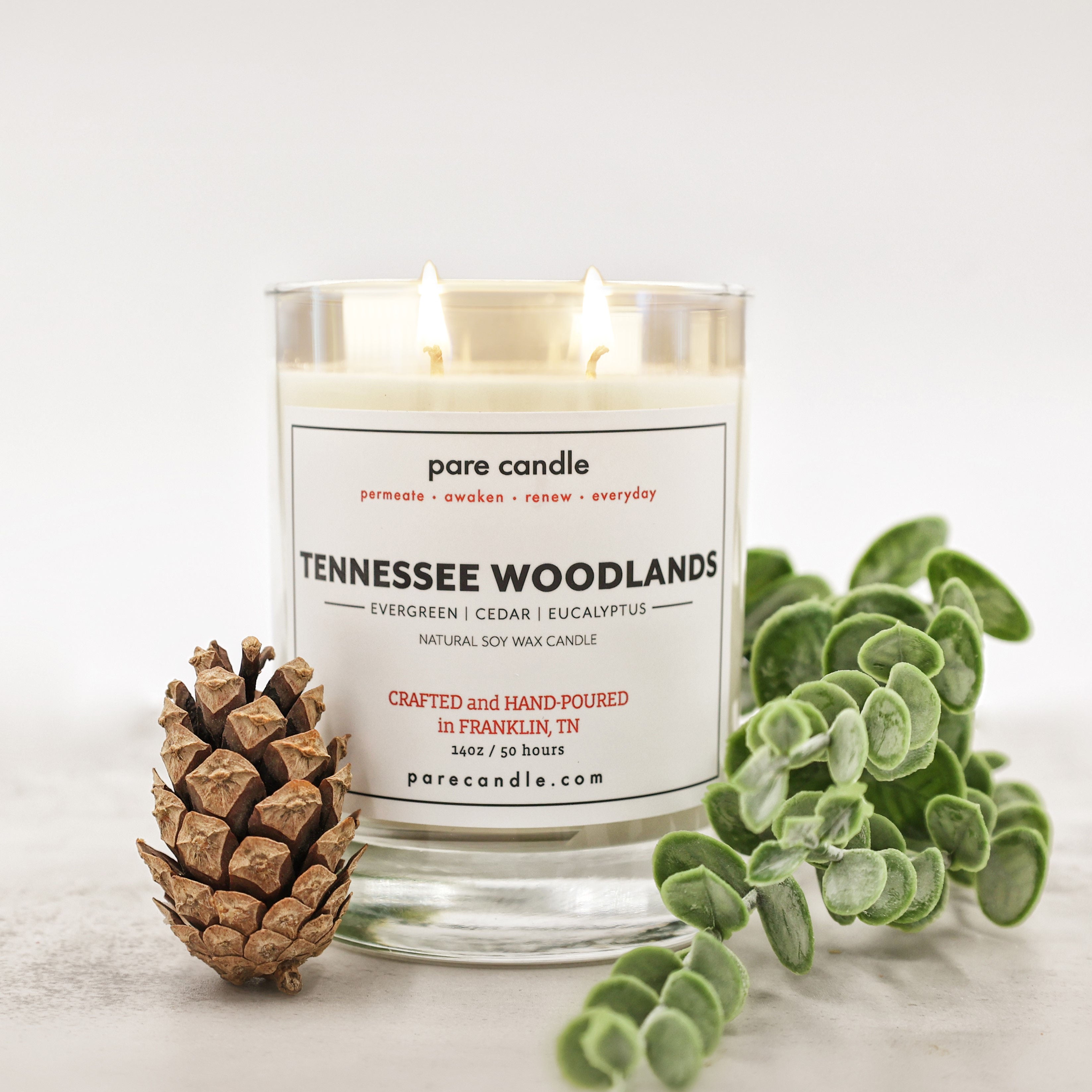 Pare Candle Collection | 14 oz Glass Vessel