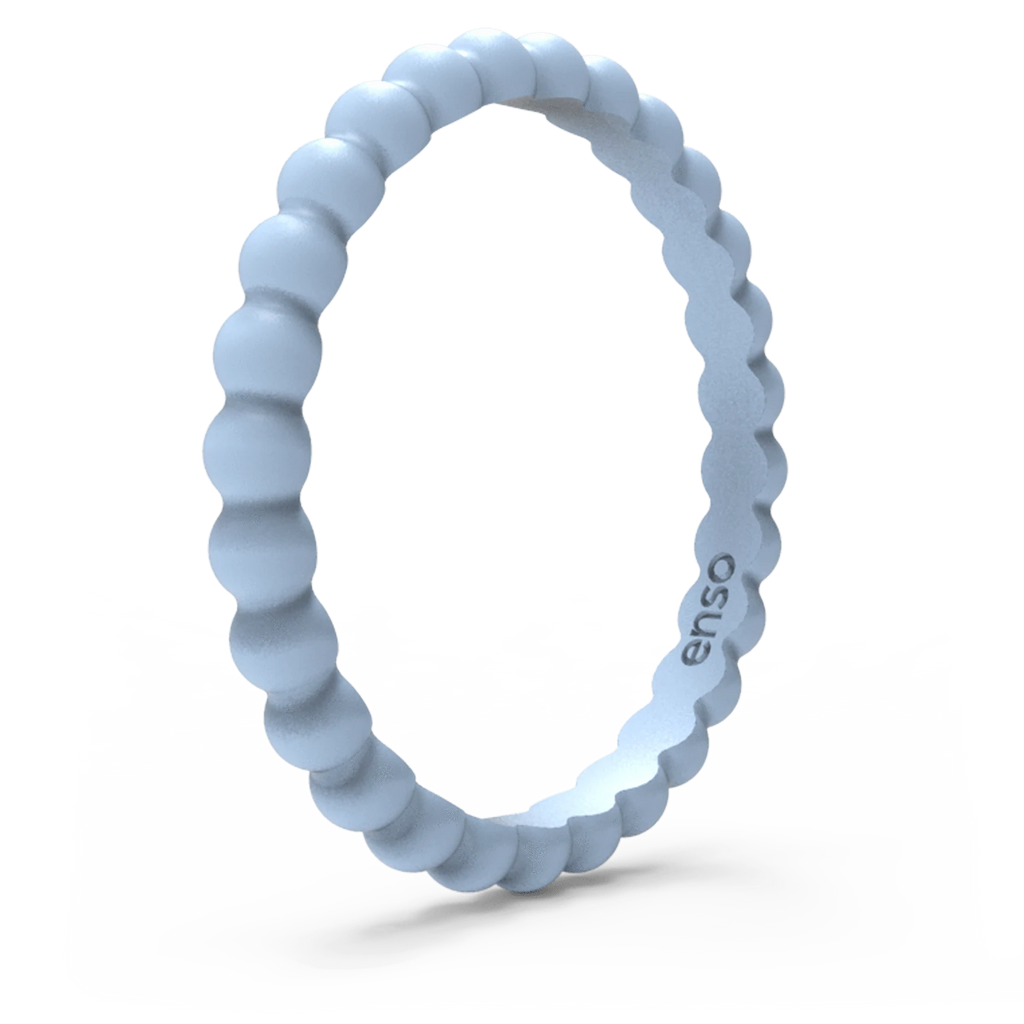 Beaded Stackable Sets Silicone Rings