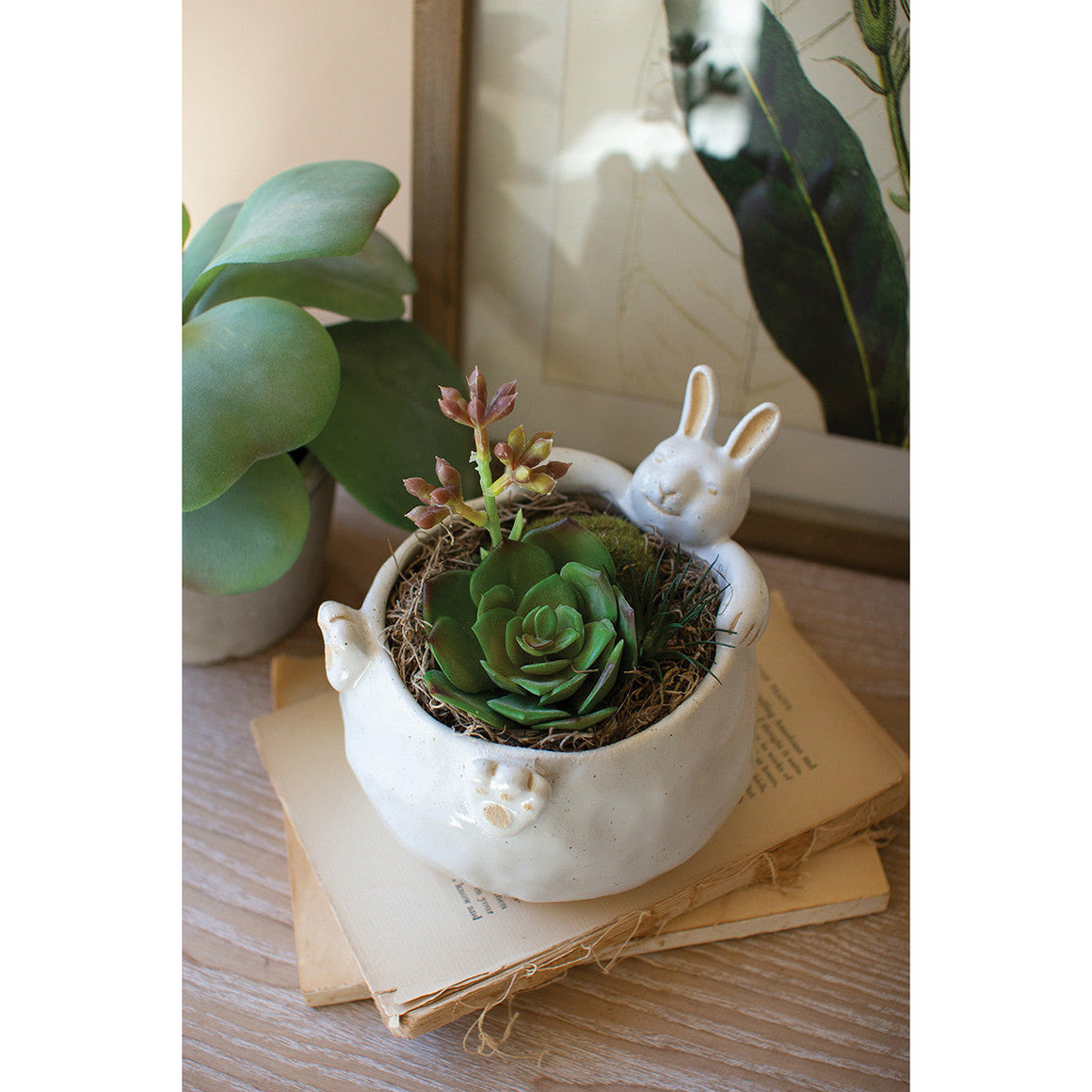 Ceramic Rabbit Planter/Vessel