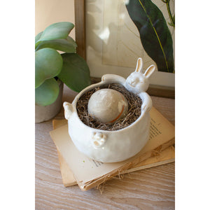 Ceramic Rabbit Planter/Vessel