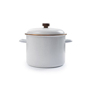 Enamel Stockpot - Eggshell