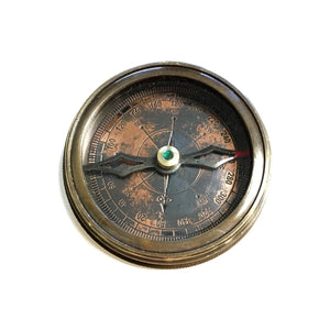 Vintage Style Engraved Compass