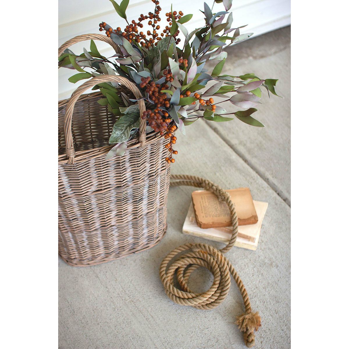 Oval Wicker Basket