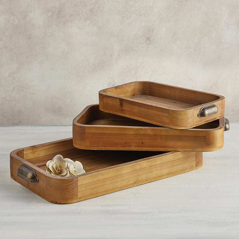 Rustic Wooden Trays