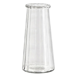 Ridged Glass Vases