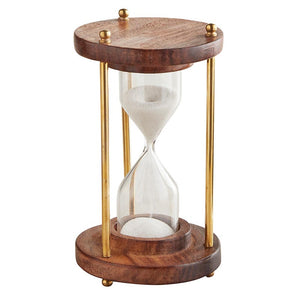 Wood & Gold Sand Timer