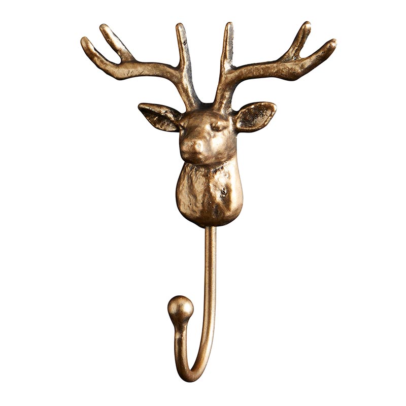 Gold Metal Deer Hook