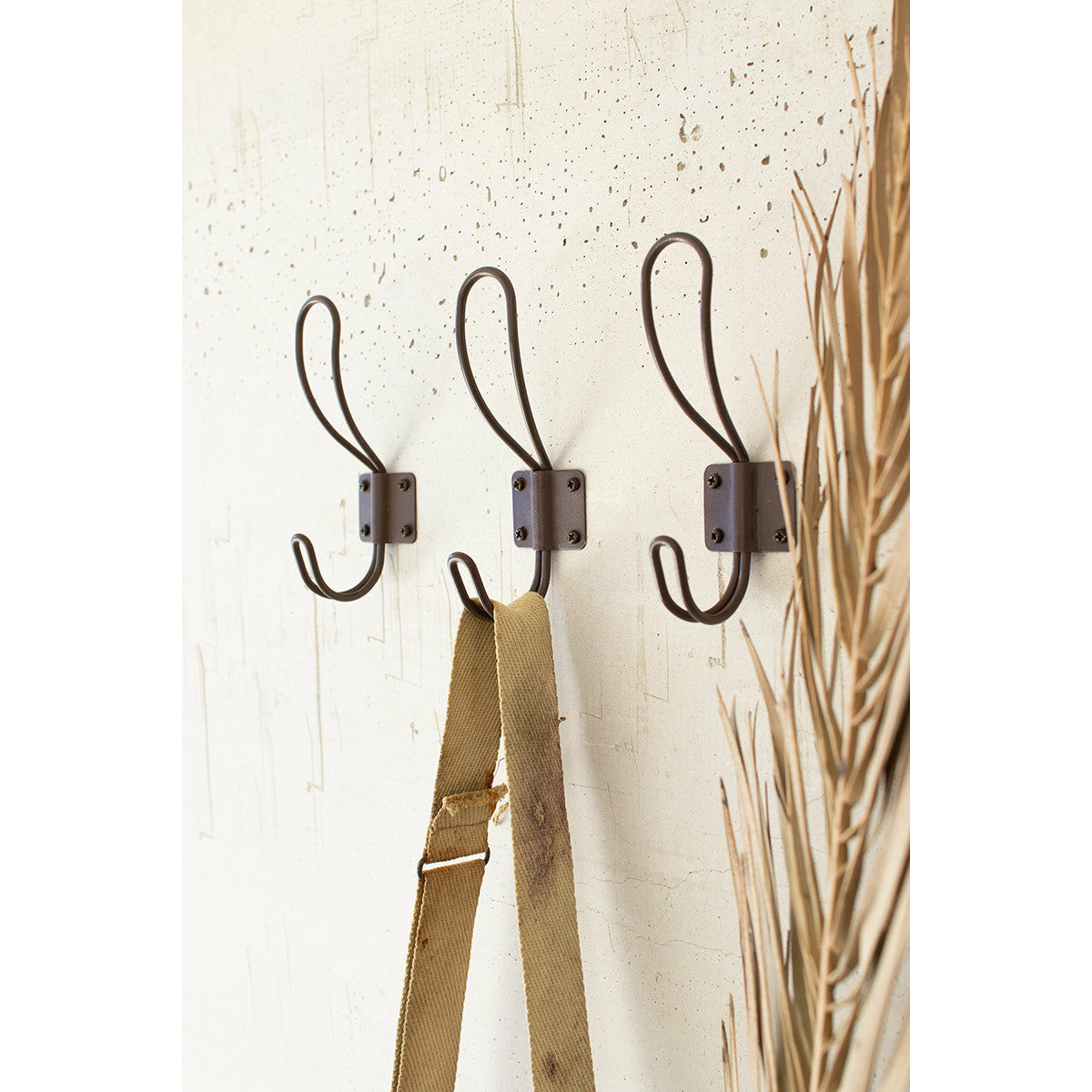 Rustic Metal Coat Hooks w/Screws