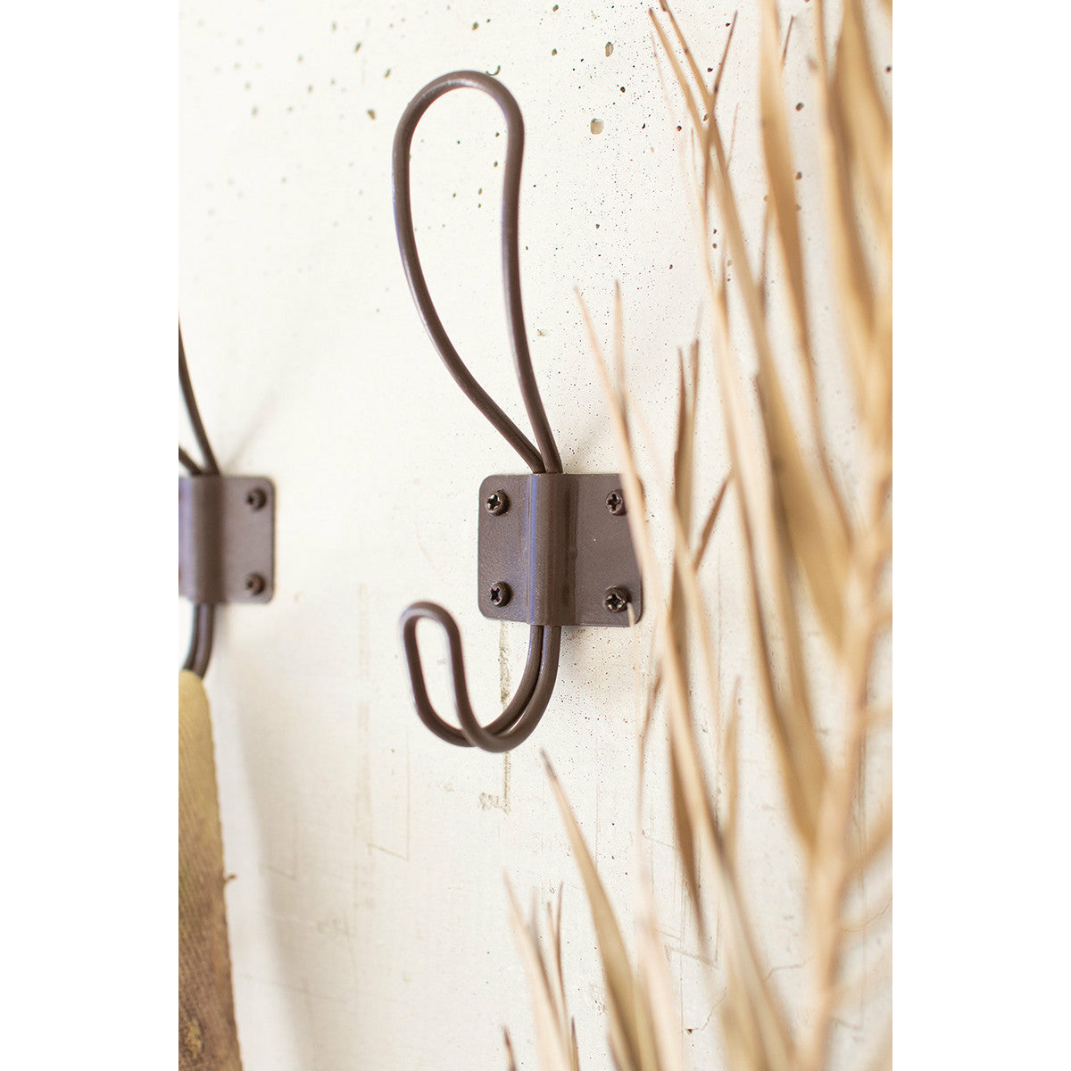 Rustic Metal Coat Hooks w/Screws