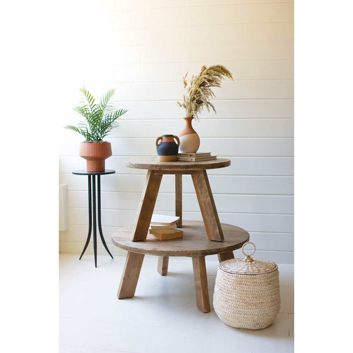 Round Wooden Coffee Table