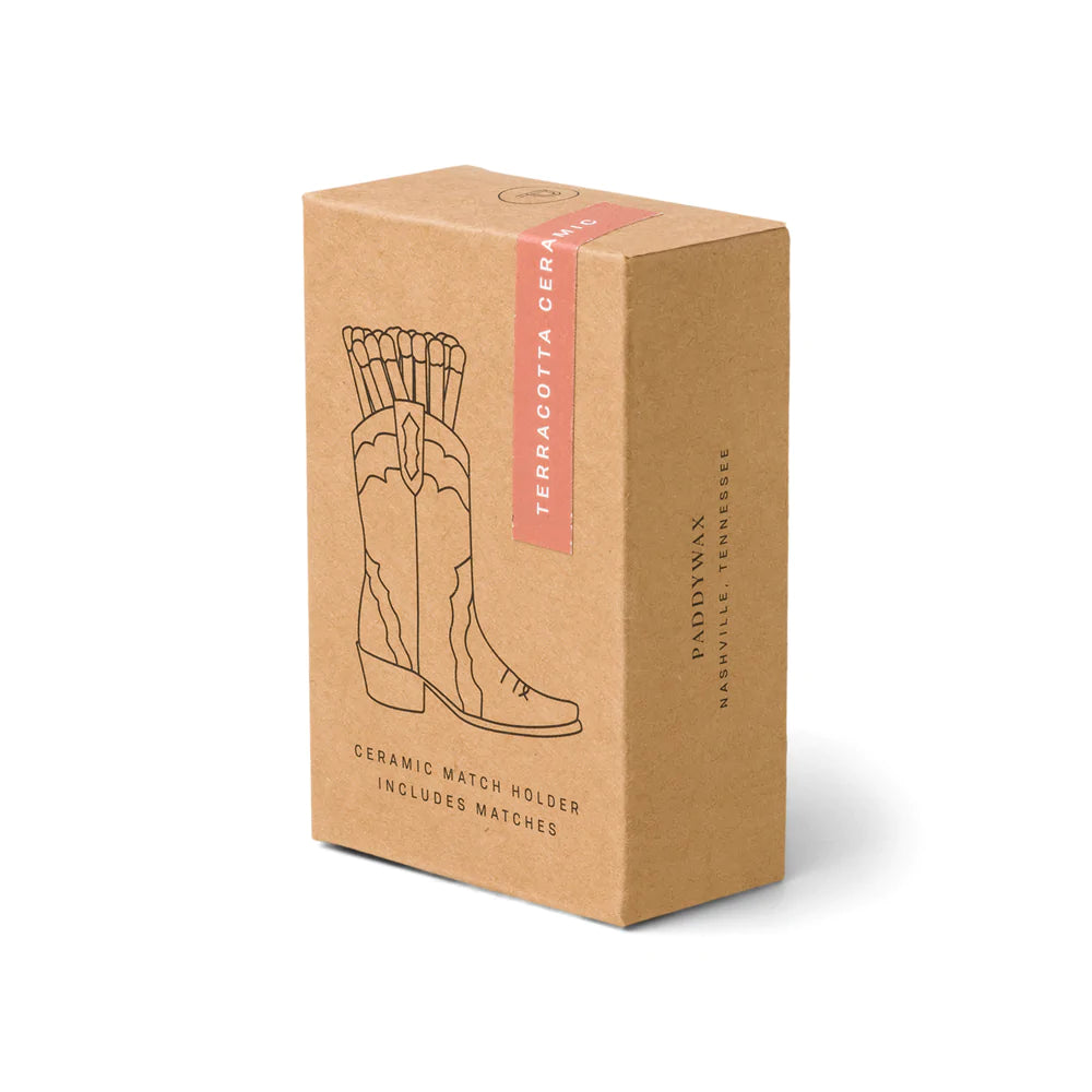 Cowboy Boot Vintage Match Holder