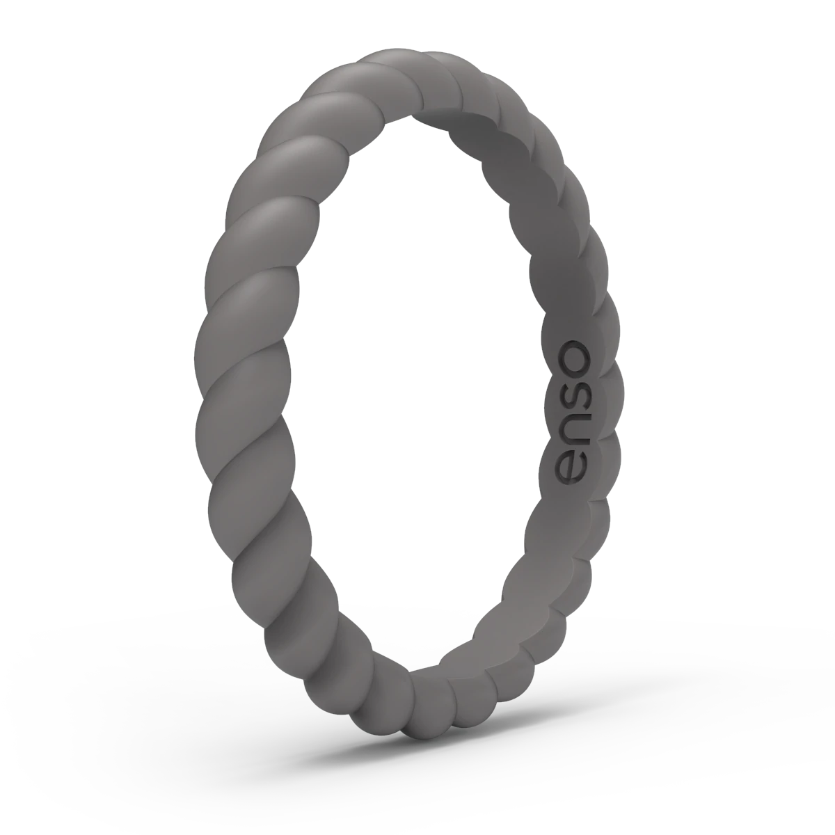 Braided Stackable Sets Silicone Rings