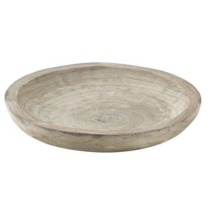 Paulownia Wood Bowl - Medium - Grey