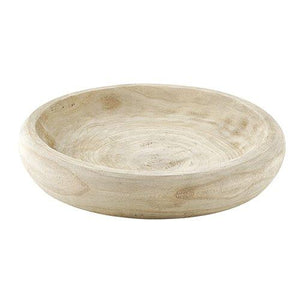 Paulownia Wood Bowl - Large - Natural