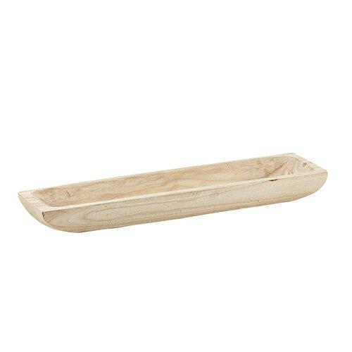 Paulownia Wood Rectangle Tray - Natural