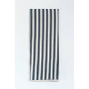 Cotton Black Striped Table Runner