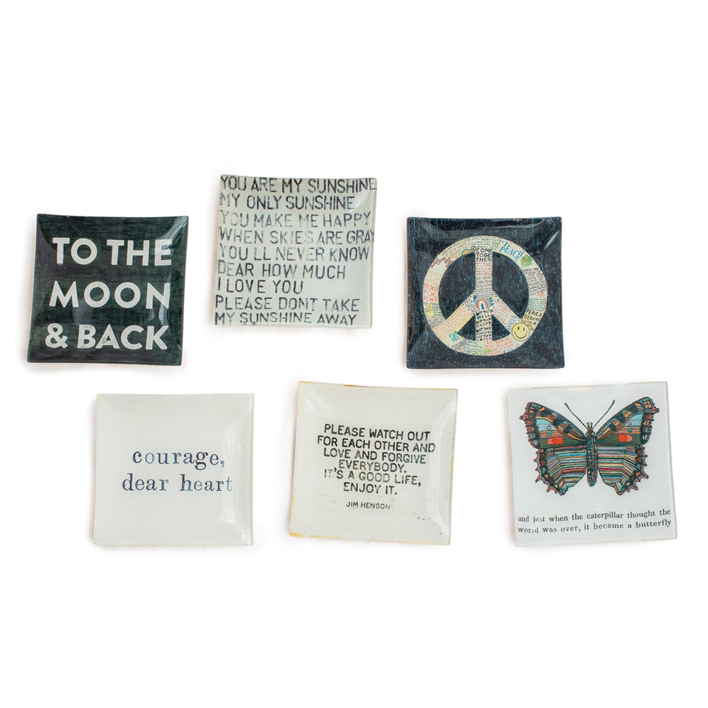 Decoupage Plates - Square