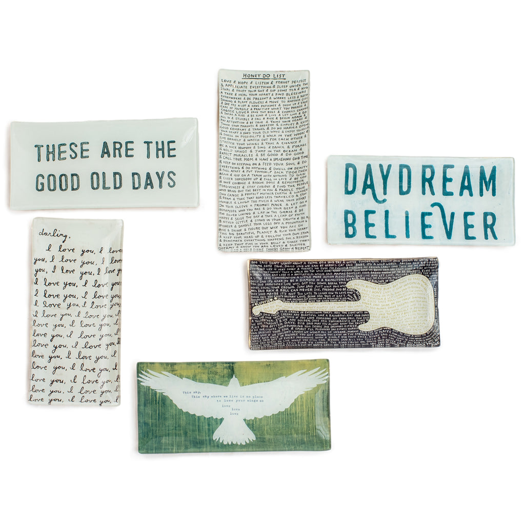 Decoupage Plates - Rectangle - Small