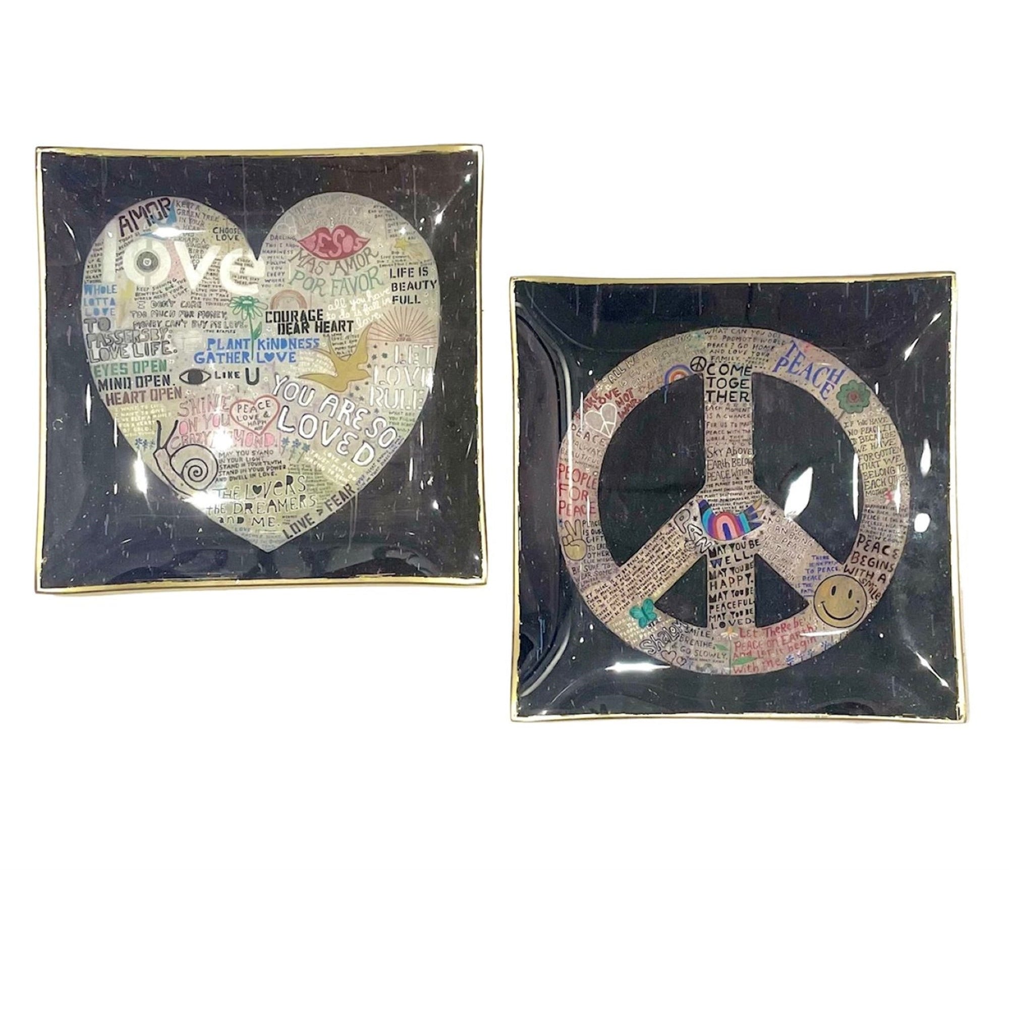 Decoupage Plates - Square - Large