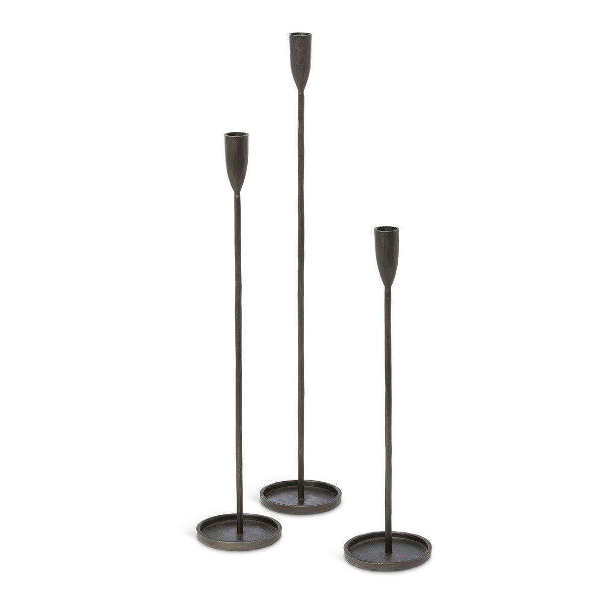 S/3 Primitive Iron Taper Holders