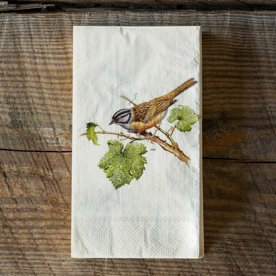 Songbird Paper Dinner Napkins/Guest Towels