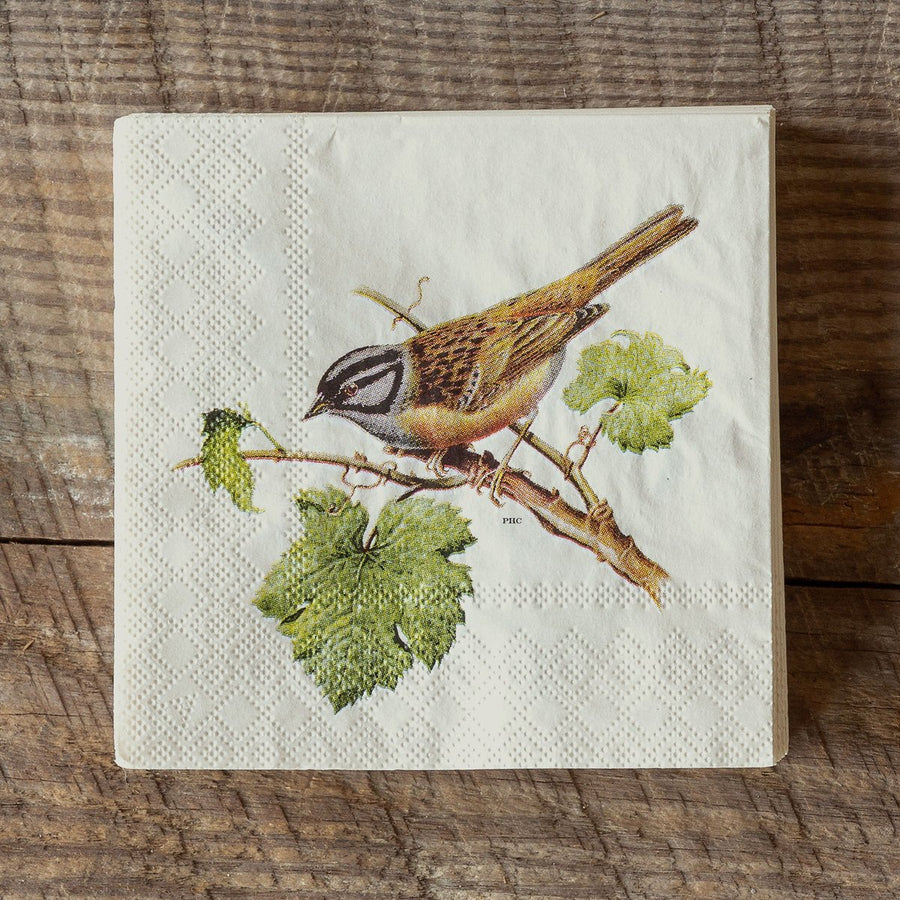 Songbird Paper Beverage Napkins