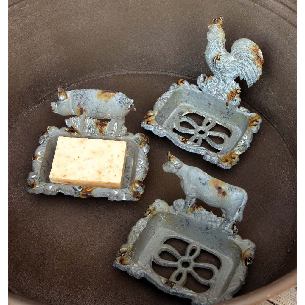 Cast Iron Cow Soap Dish