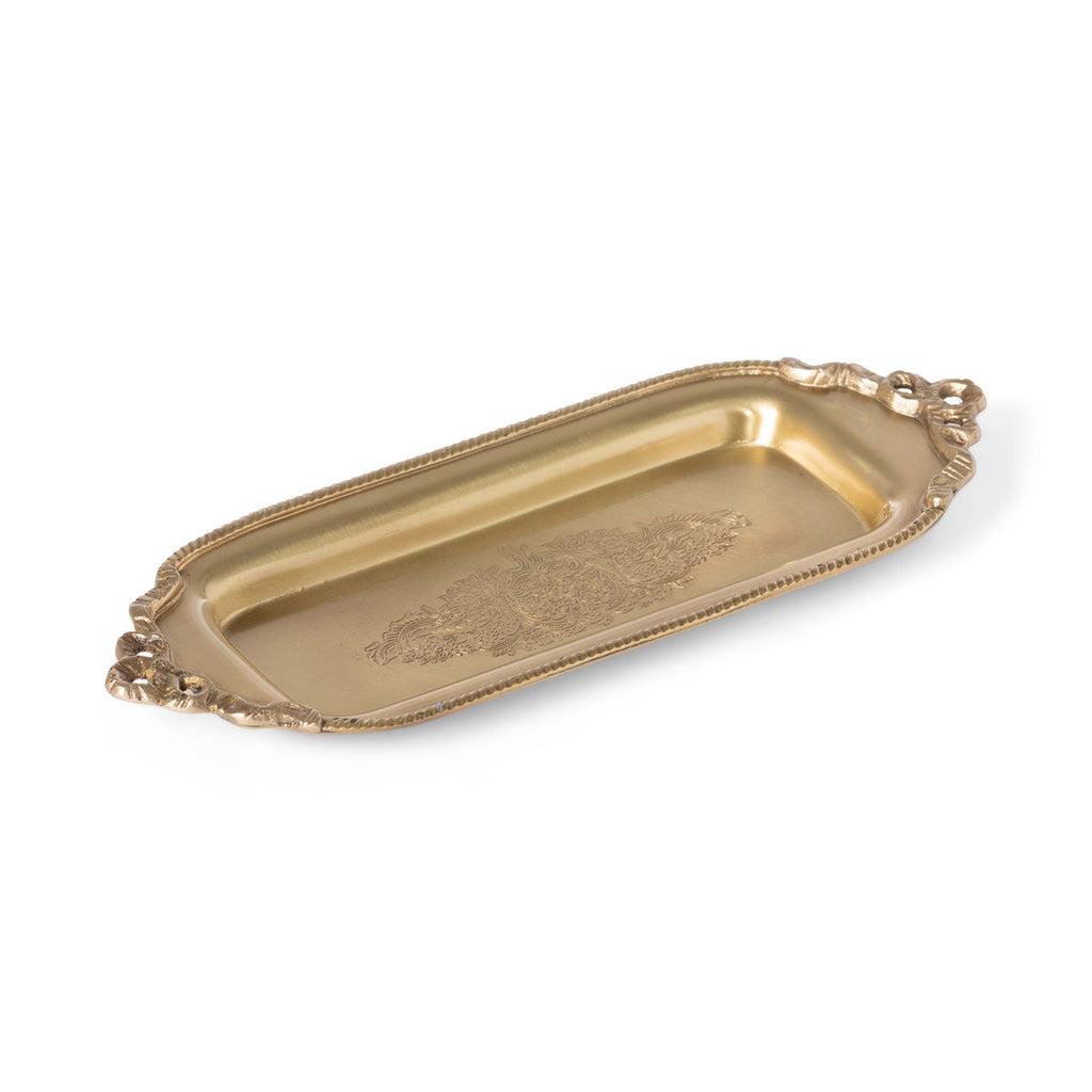 Antique Brass Tip Tray