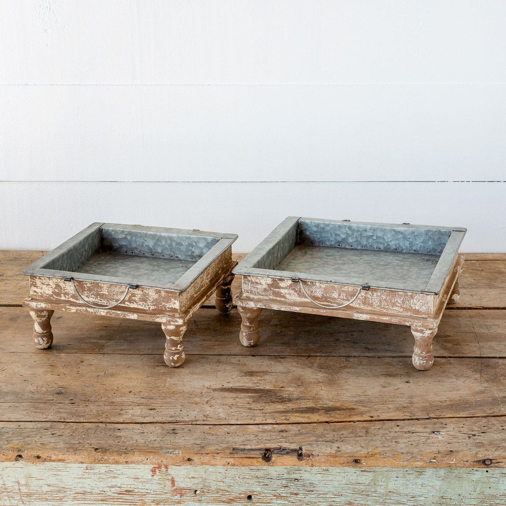 Standing Metal Tray